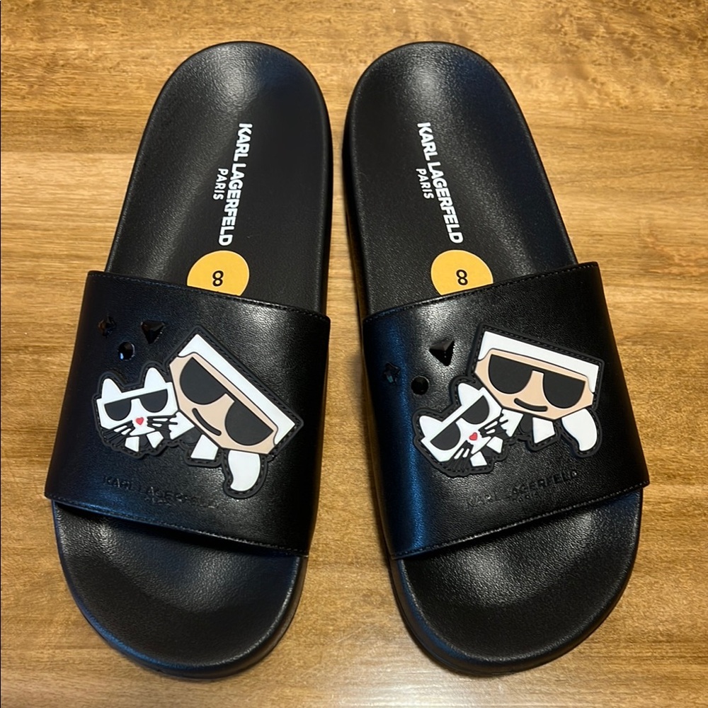 Karl Lagerfeld Pool Slides